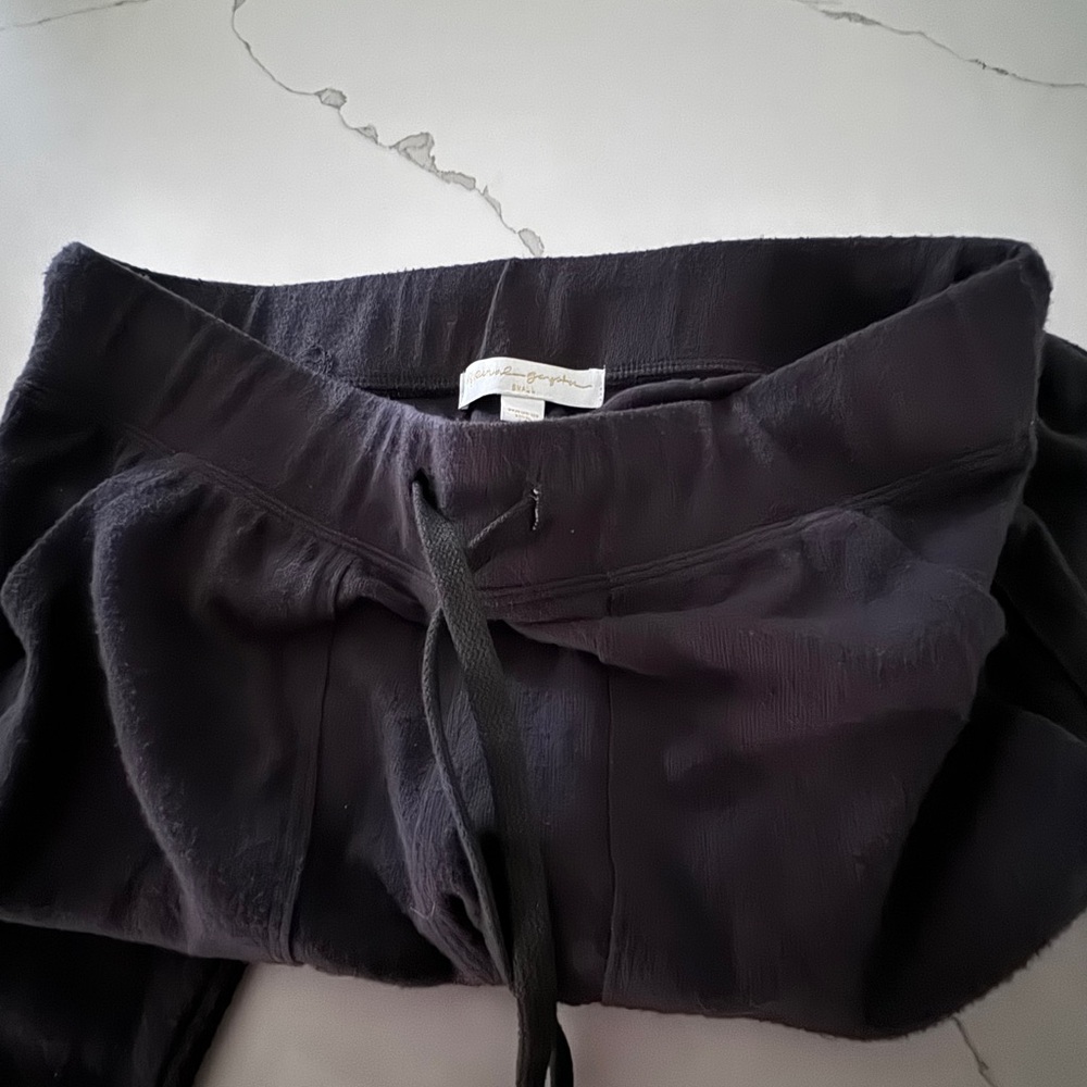 Spiritual Gangster Fuzzy Warm Charcoal Lounge Pants Small NEW - Picture 3 of 7
